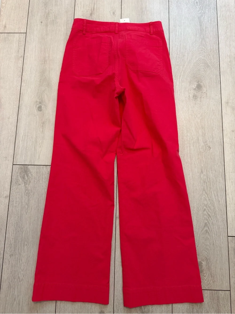 J. Crew Pink High-Rise Wide-Leg Pants, 28” w, 29”inseam
